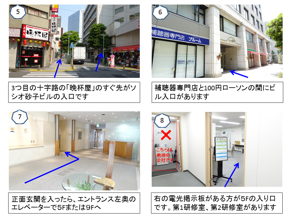京急川崎駅からの行き方はこちら