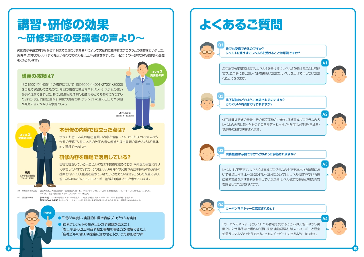 ISO　環境　カーボンマネージャー　キャリア段位制度　内閣府パンフレット05
